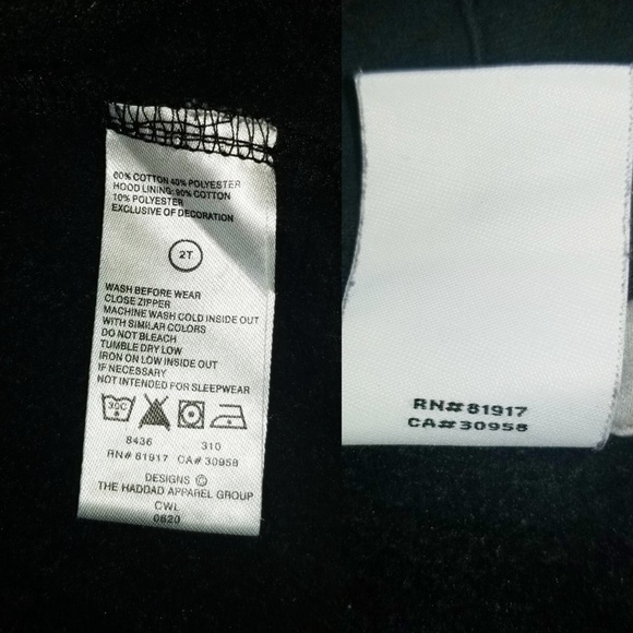 Vintage Nike Bold Baby Hoodie Sweater Zipper 2T - Picture 3 of 8